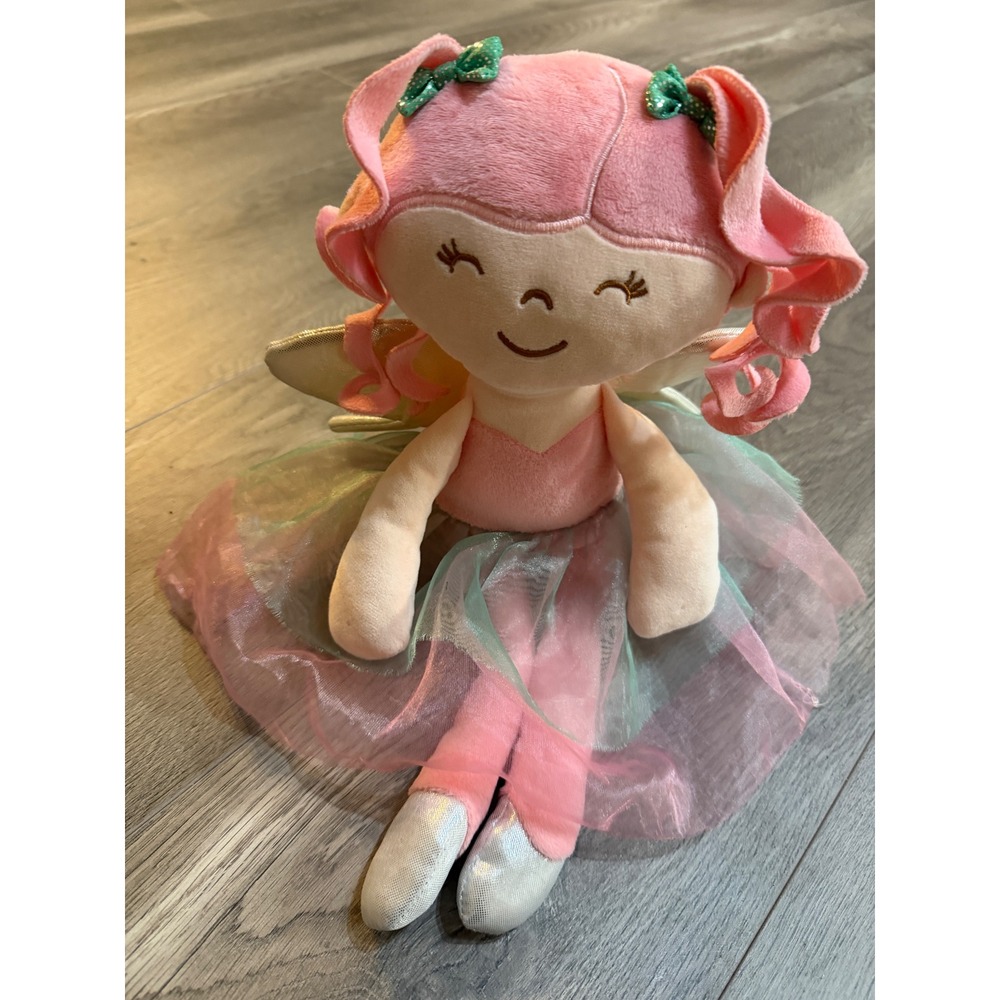 Wondertreats Tooth Fairy Plush Doll 18" Ballet Tutu Wings Fantasy stuffed animal